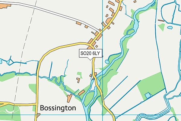 SO20 6LY map - OS VectorMap District (Ordnance Survey)