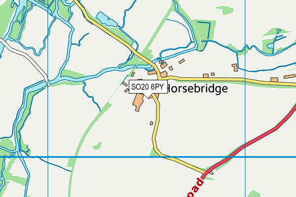 SO20 6PY map - OS VectorMap District (Ordnance Survey)