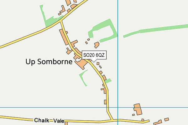 SO20 6QZ map - OS VectorMap District (Ordnance Survey)