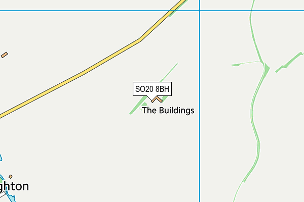 SO20 8BH map - OS VectorMap District (Ordnance Survey)