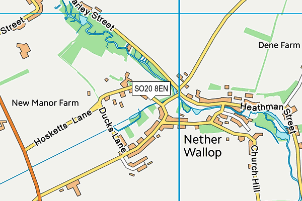 SO20 8EN map - OS VectorMap District (Ordnance Survey)