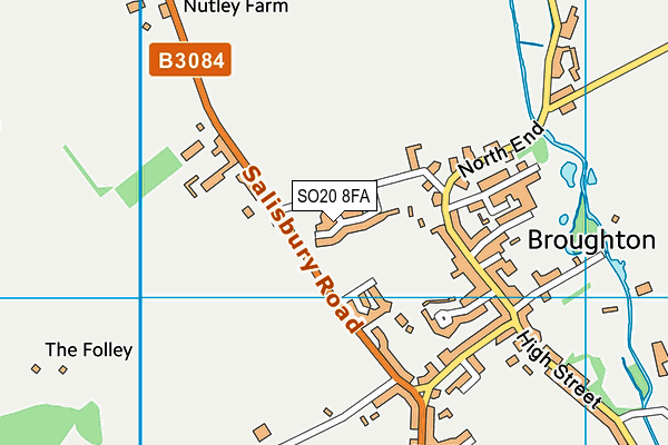 SO20 8FA map - OS VectorMap District (Ordnance Survey)