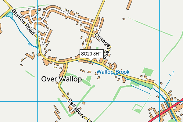 SO20 8HT map - OS VectorMap District (Ordnance Survey)