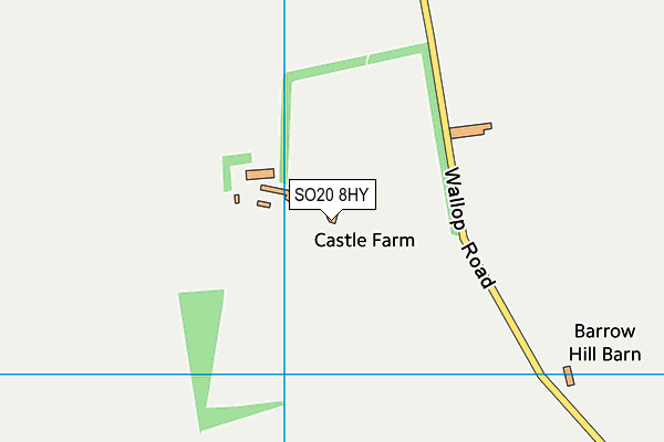 SO20 8HY map - OS VectorMap District (Ordnance Survey)