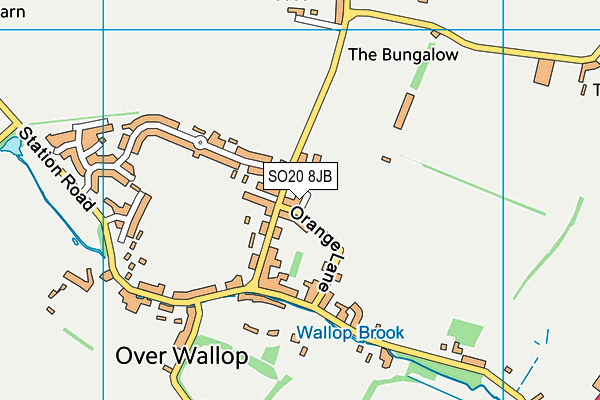 SO20 8JB map - OS VectorMap District (Ordnance Survey)