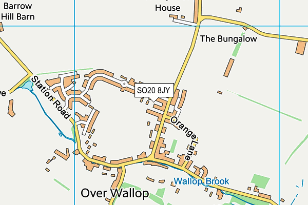 SO20 8JY map - OS VectorMap District (Ordnance Survey)
