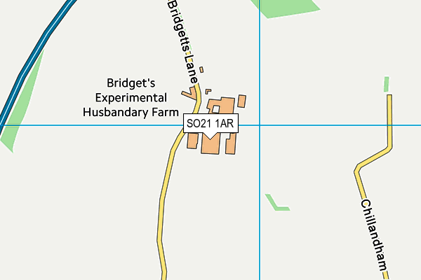 SO21 1AR map - OS VectorMap District (Ordnance Survey)