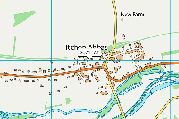 SO21 1AY map - OS VectorMap District (Ordnance Survey)