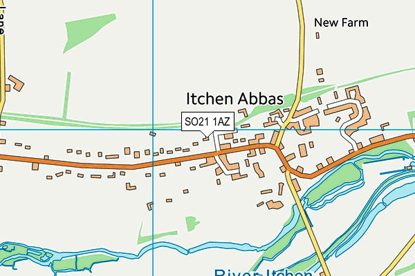 SO21 1AZ map - OS VectorMap District (Ordnance Survey)