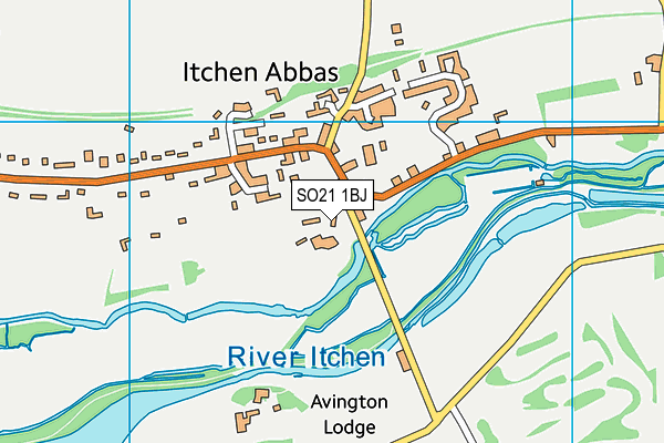 SO21 1BJ map - OS VectorMap District (Ordnance Survey)