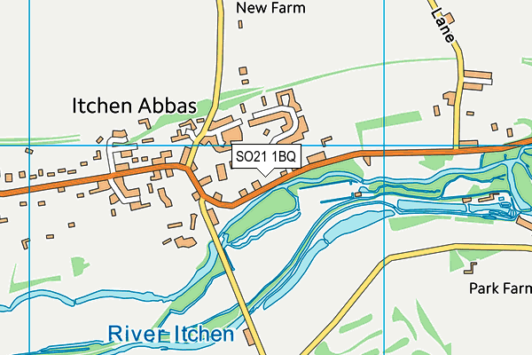 SO21 1BQ map - OS VectorMap District (Ordnance Survey)