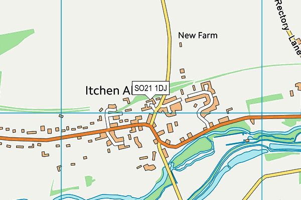 SO21 1DJ map - OS VectorMap District (Ordnance Survey)