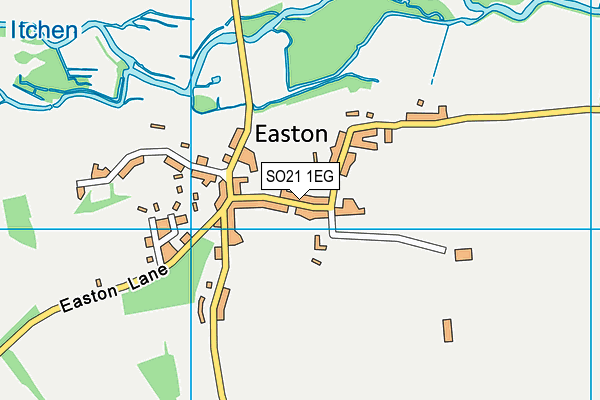 SO21 1EG map - OS VectorMap District (Ordnance Survey)