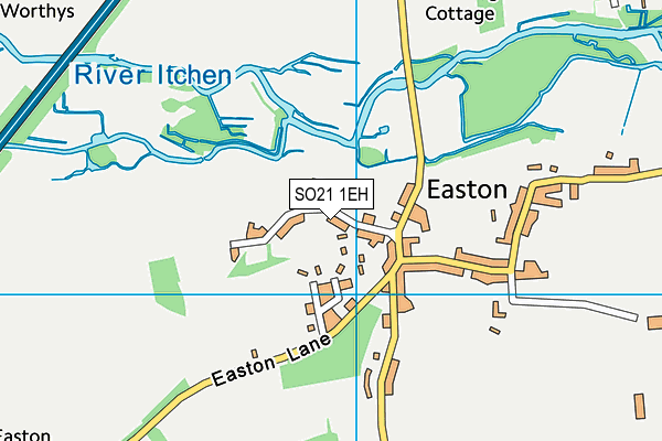 SO21 1EH map - OS VectorMap District (Ordnance Survey)