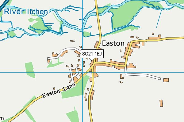 SO21 1EJ map - OS VectorMap District (Ordnance Survey)