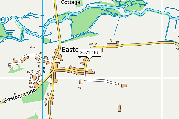 SO21 1EU map - OS VectorMap District (Ordnance Survey)