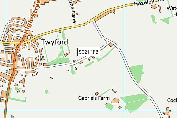 Map of WYNDWARD LTD at district scale