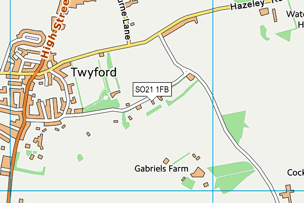 Map of ANTONY FANSHAWE LIMITED at district scale