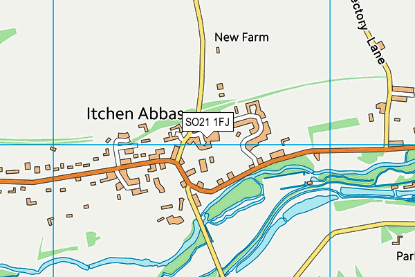 SO21 1FJ map - OS VectorMap District (Ordnance Survey)