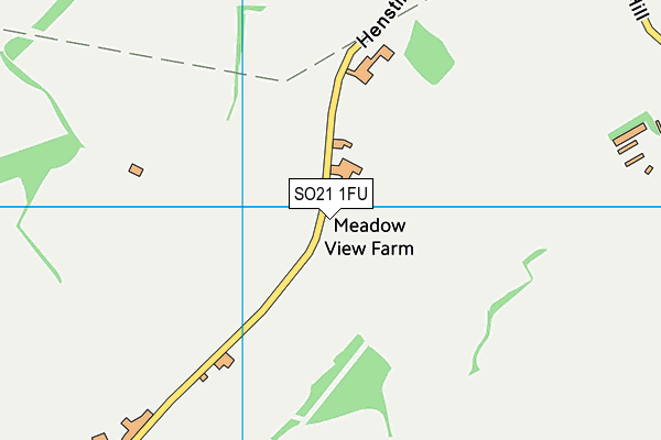 SO21 1FU map - OS VectorMap District (Ordnance Survey)