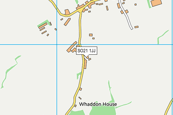 SO21 1JJ map - OS VectorMap District (Ordnance Survey)