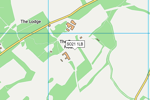 SO21 1LB map - OS VectorMap District (Ordnance Survey)