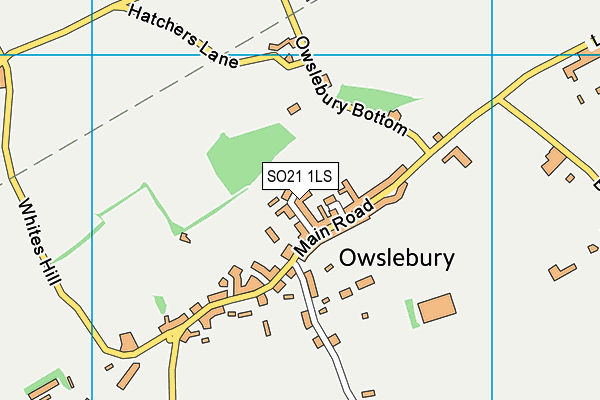 Owslebury Primary School map (SO21 1LS) - OS VectorMap District (Ordnance Survey)