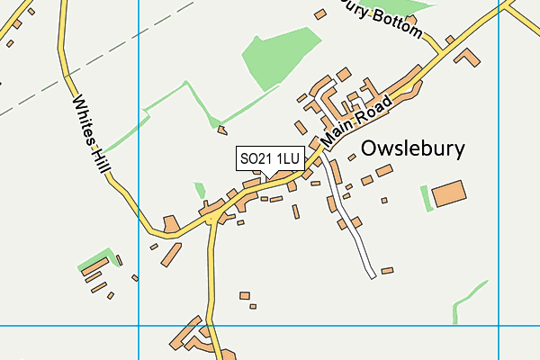 SO21 1LU map - OS VectorMap District (Ordnance Survey)
