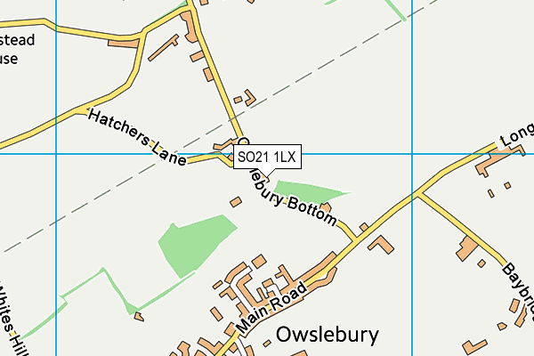 SO21 1LX map - OS VectorMap District (Ordnance Survey)