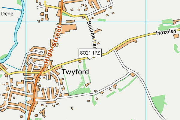 Map of TWYFORD COMMUNITY CENTRE CIC at district scale