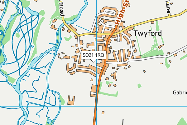 SO21 1RQ map - OS VectorMap District (Ordnance Survey)
