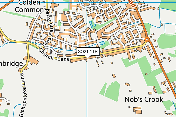 SO21 1TR map - OS VectorMap District (Ordnance Survey)