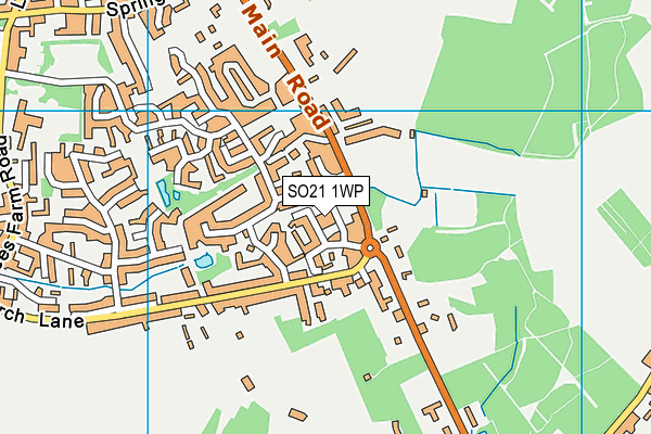 Map of ANDOVER GARDEN BUILDINGS LTD at district scale