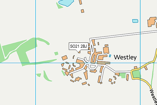 SO21 2BJ map - OS VectorMap District (Ordnance Survey)