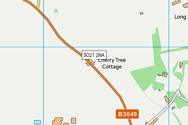 SO21 2NA map - OS VectorMap District (Ordnance Survey)