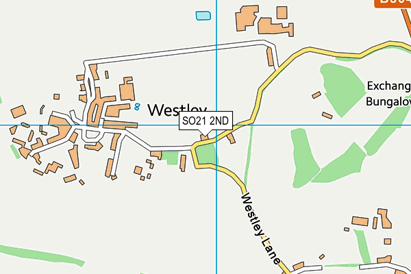 SO21 2ND map - OS VectorMap District (Ordnance Survey)