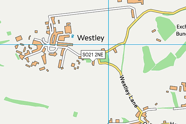 SO21 2NE map - OS VectorMap District (Ordnance Survey)