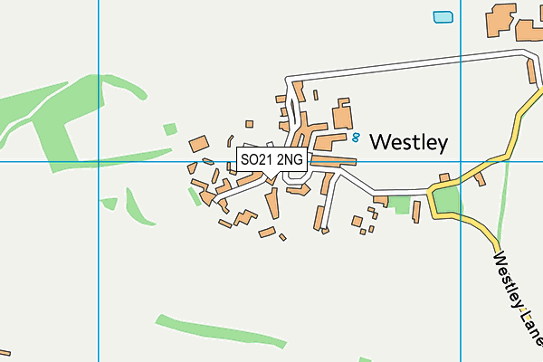 SO21 2NG map - OS VectorMap District (Ordnance Survey)