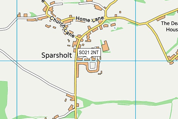 SO21 2NT map - OS VectorMap District (Ordnance Survey)