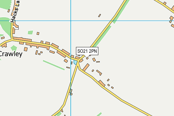 SO21 2PN map - OS VectorMap District (Ordnance Survey)