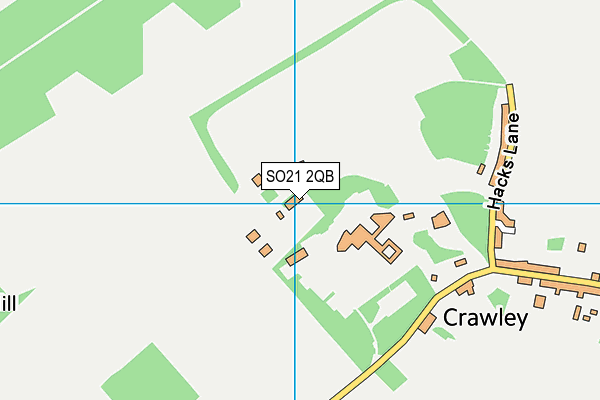 SO21 2QB map - OS VectorMap District (Ordnance Survey)