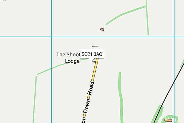 SO21 3AQ map - OS VectorMap District (Ordnance Survey)