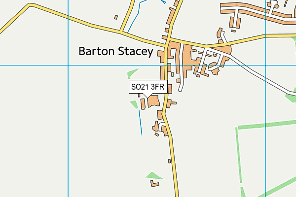 SO21 3FR map - OS VectorMap District (Ordnance Survey)