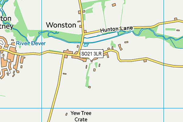 SO21 3LR map - OS VectorMap District (Ordnance Survey)