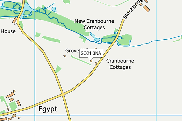 SO21 3NA map - OS VectorMap District (Ordnance Survey)