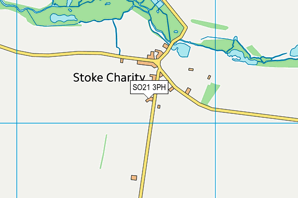 SO21 3PH map - OS VectorMap District (Ordnance Survey)