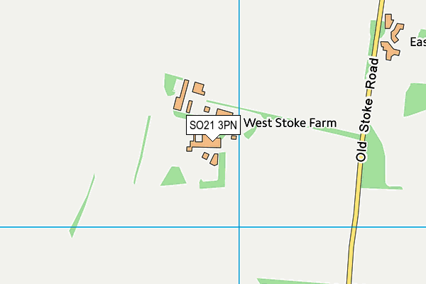 SO21 3PN map - OS VectorMap District (Ordnance Survey)