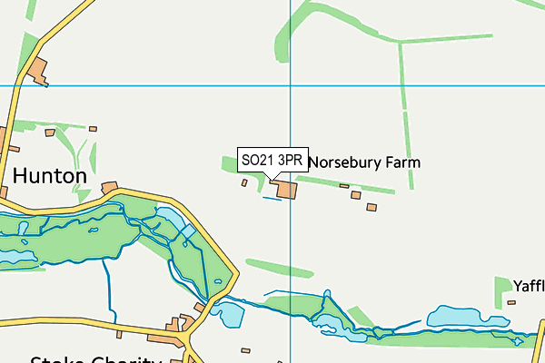 SO21 3PR map - OS VectorMap District (Ordnance Survey)