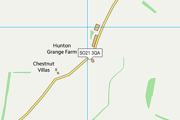 SO21 3QA map - OS VectorMap District (Ordnance Survey)