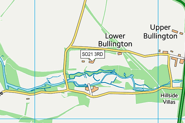 SO21 3RD map - OS VectorMap District (Ordnance Survey)